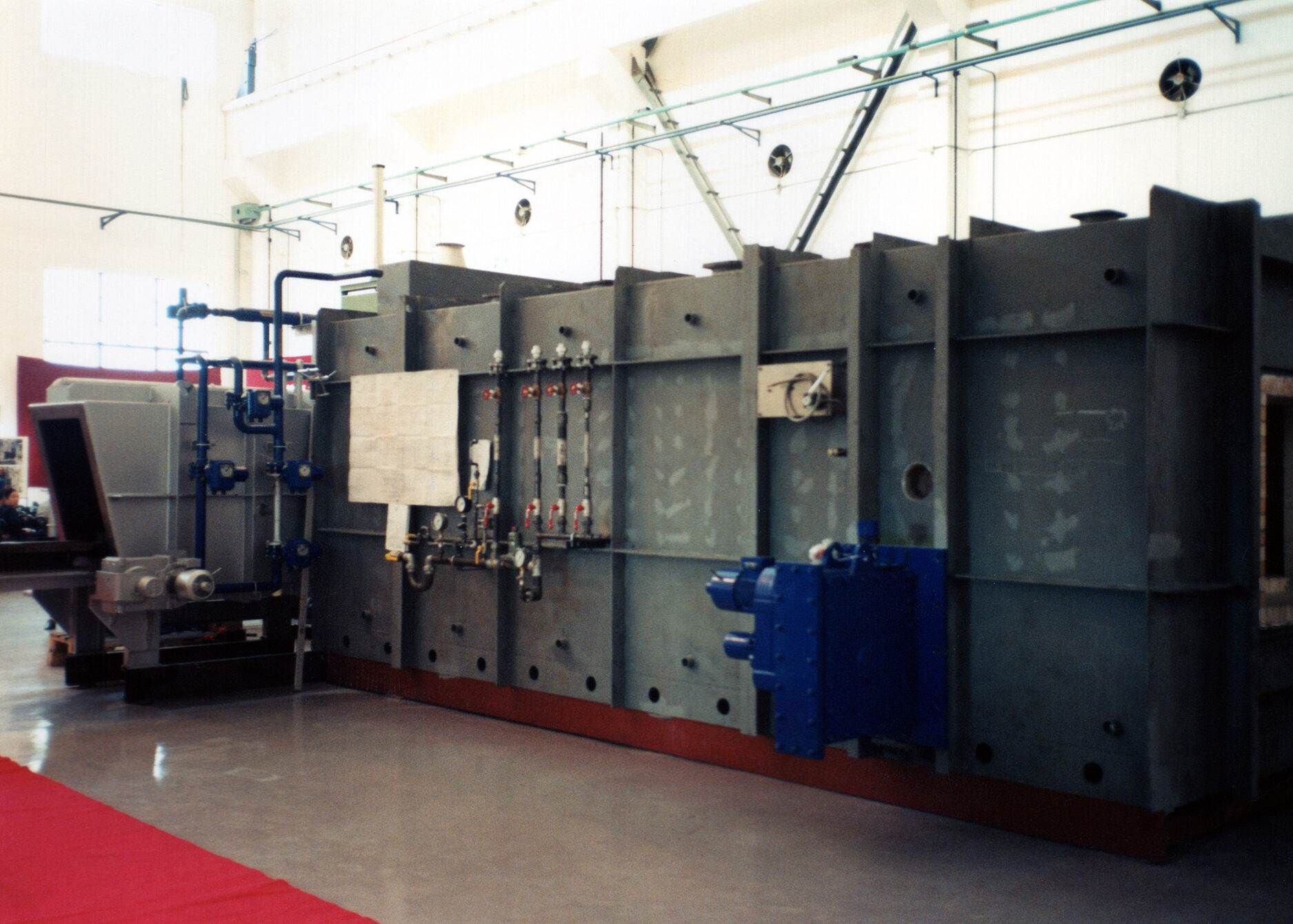 First continuous furnace line built by Ipsen China in 1997