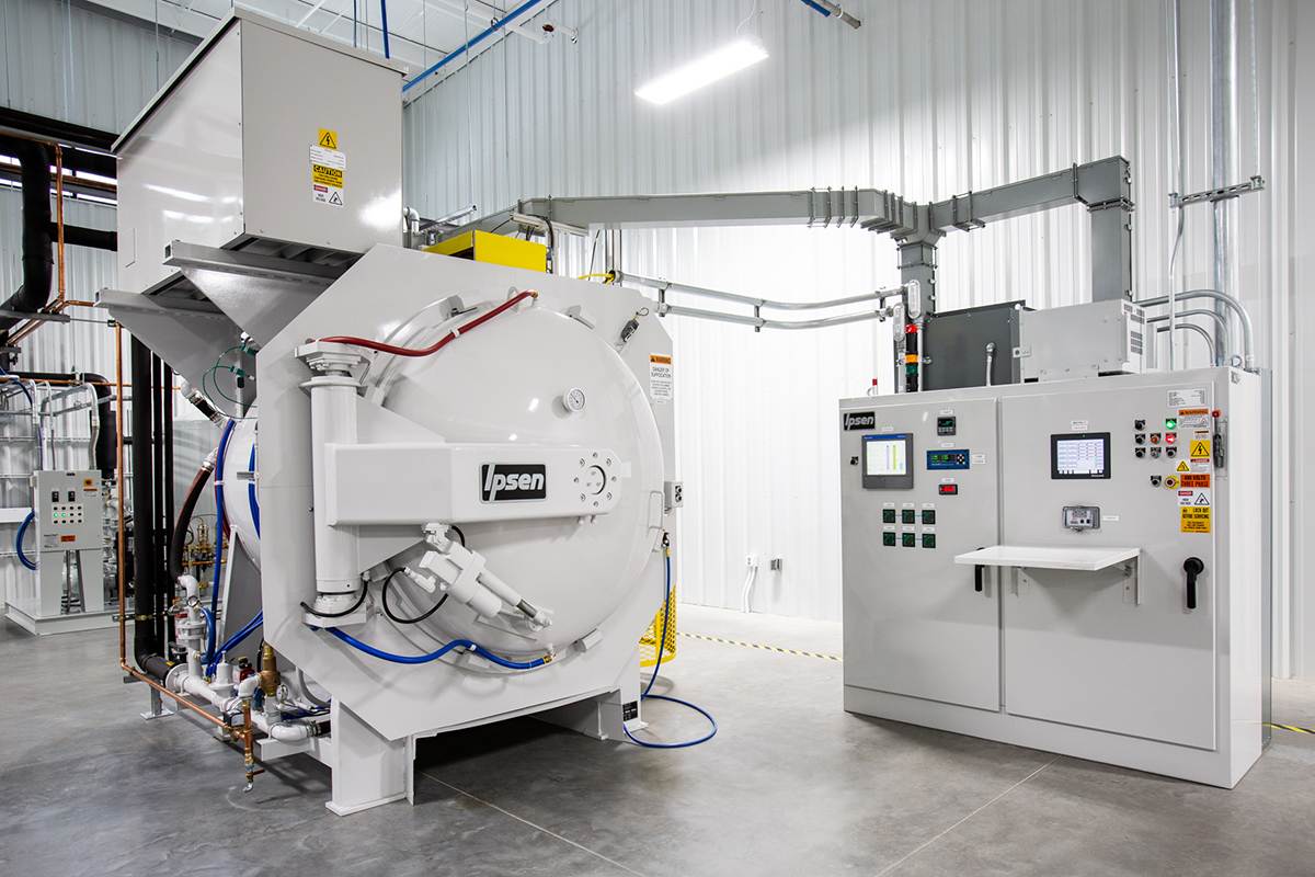Ipsen TurboTreater vacuum furnace and control cabinet