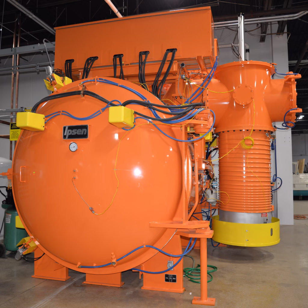 Orange Ipsen vacuum furnace