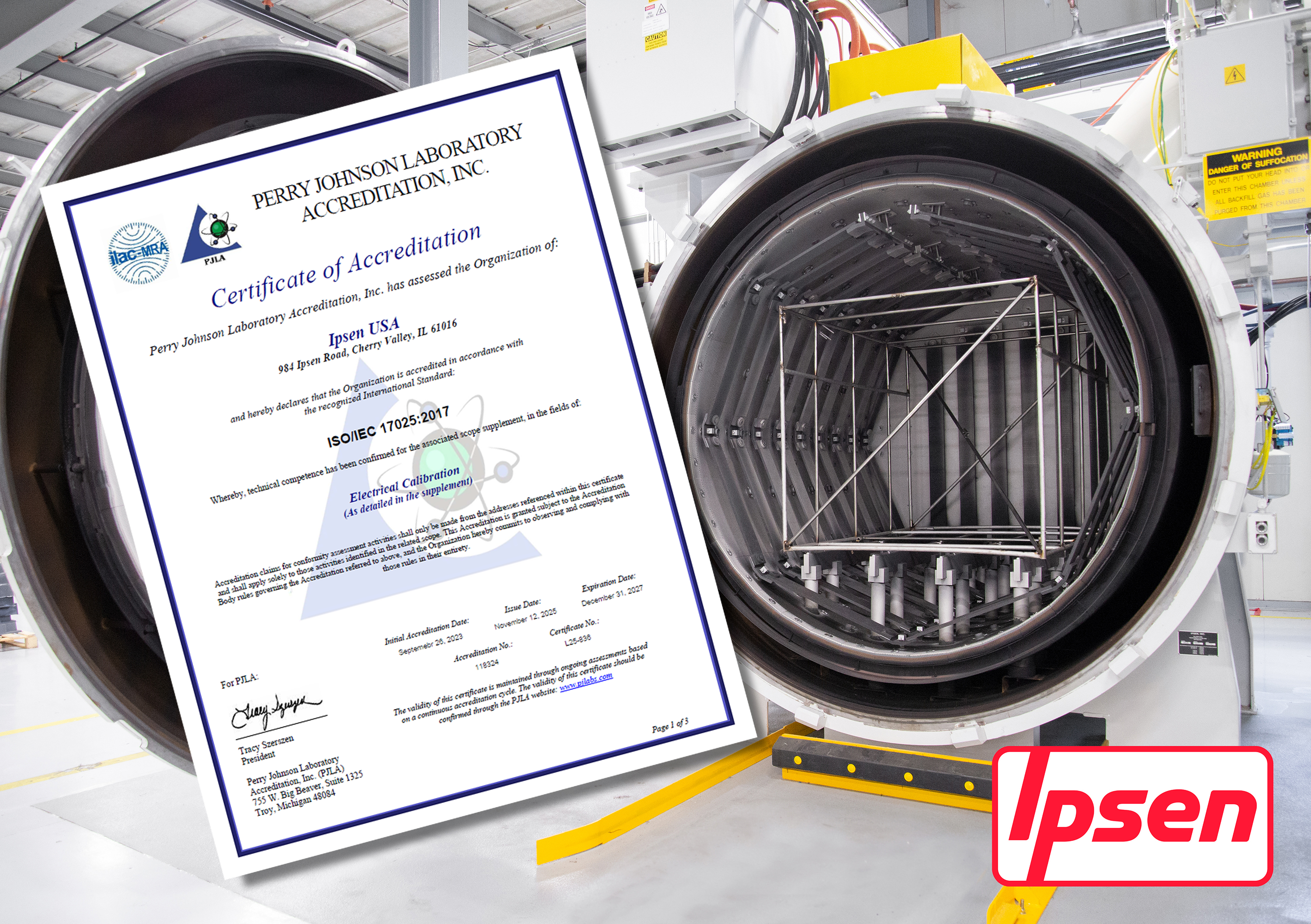 Ipsen ISO/IEC 17025 accreditation