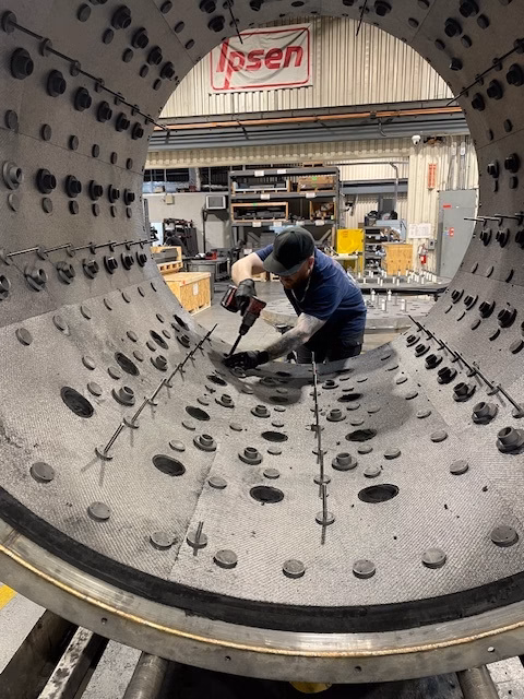 Ipsen hot zone assembly in Souderton, Pennsylvania